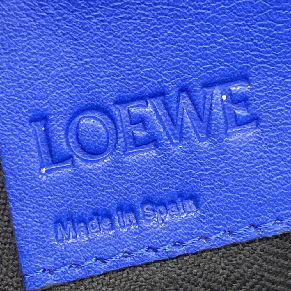 Loewe Hammock Bag Small Navy Leather #323232L13B - Picture 9 of 15